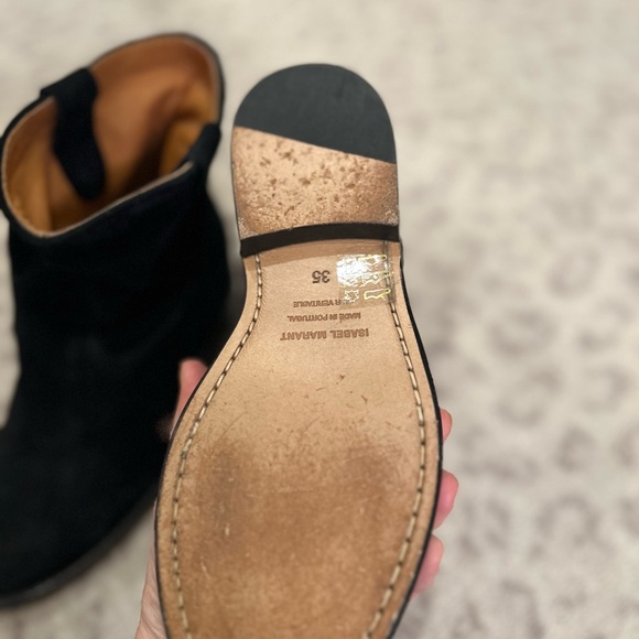 Isabel Marant Crisi Ankle Boot / size 35 / black suede - Picture 5 of 7